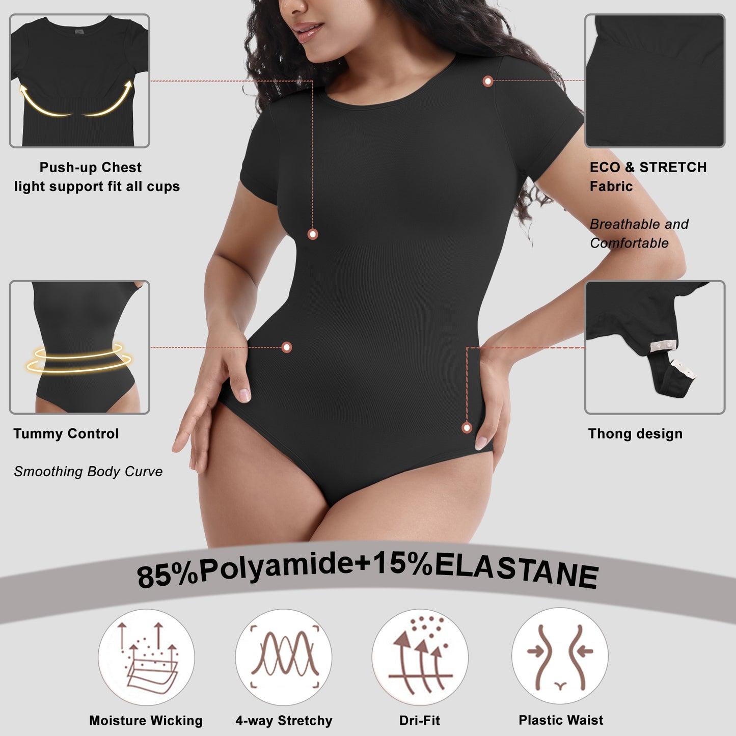 Maternity Shapewear with belly support