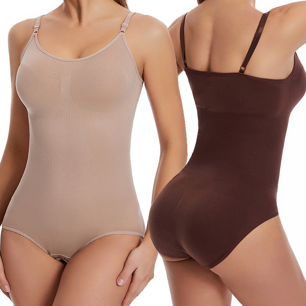 Easy bathroom access Shapewear snap closure