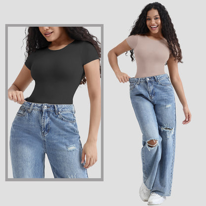 Shapewear smoothing back rolls