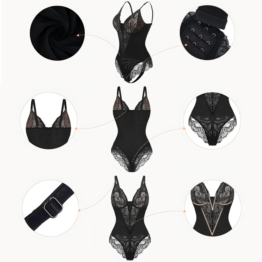 Lace trim Shapewear - sexy shapewear